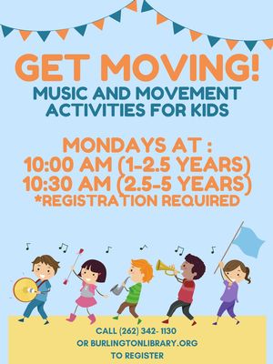 Get Moving! Music an